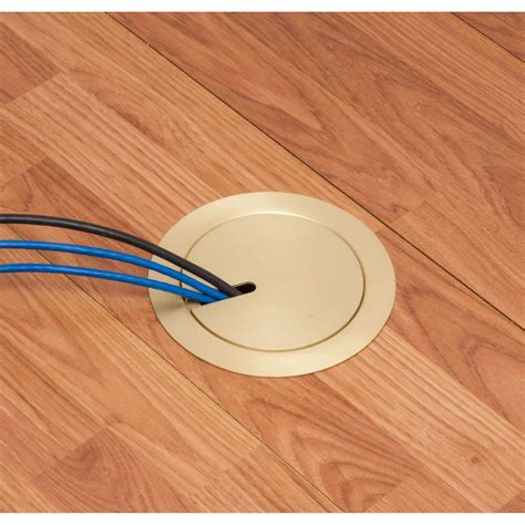 round recessed floor box